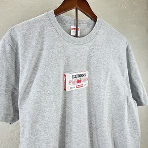 Supreme Luden’s Tee Heather Grey NWT Sz Medium